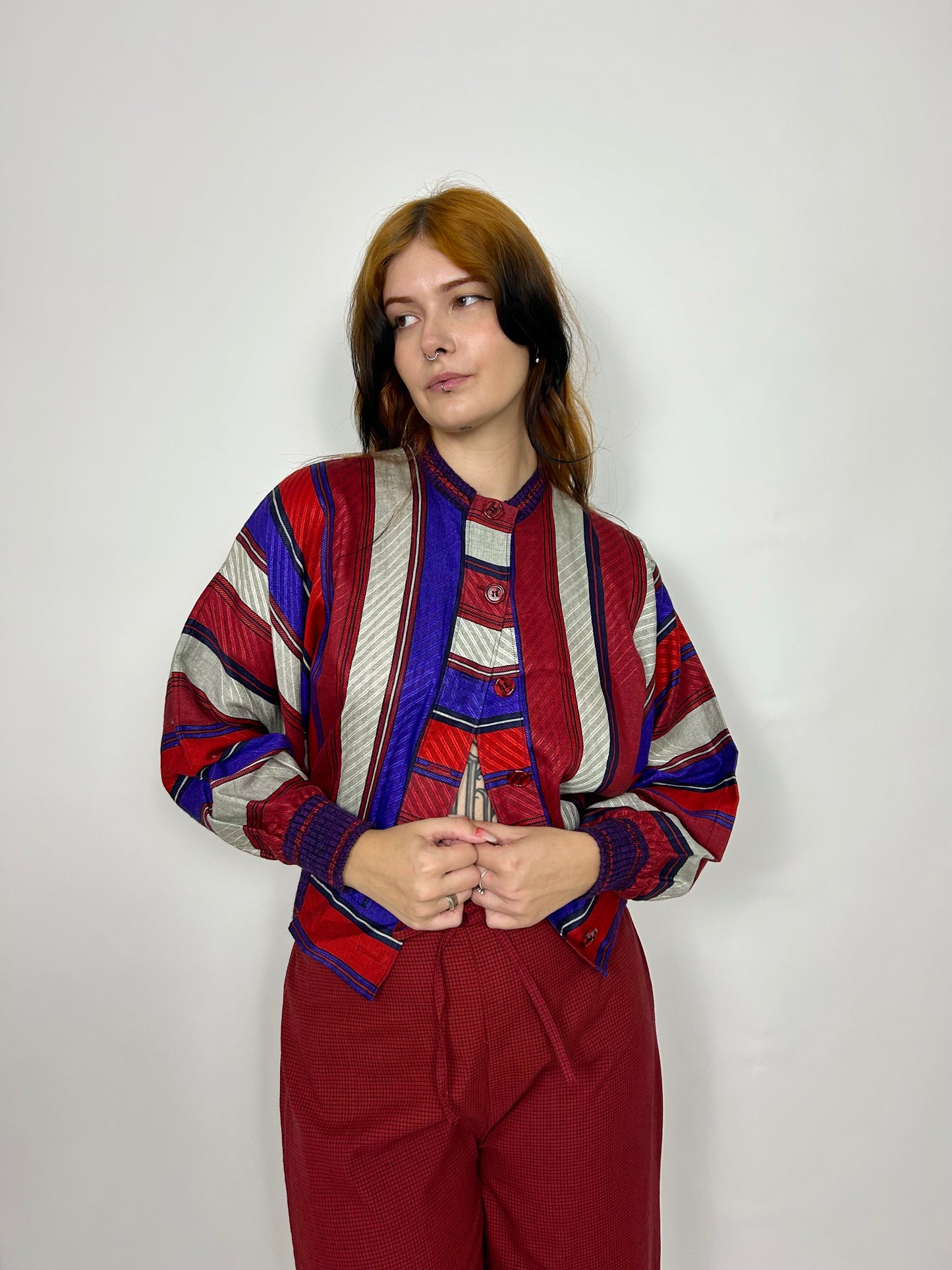 1980s woven jacket/blouse