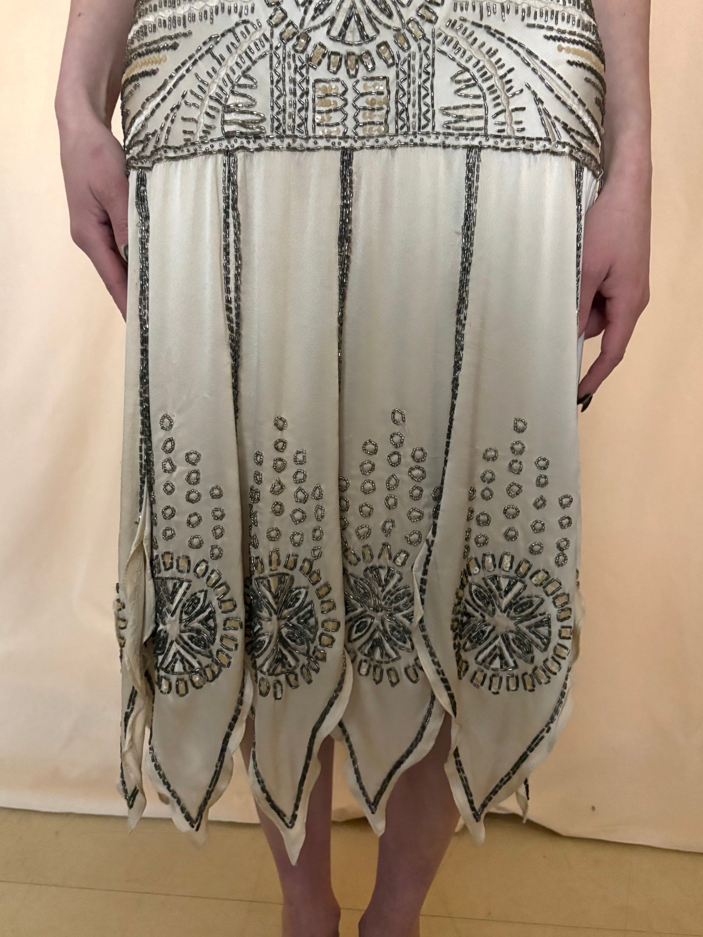 1980s Intricate Beaded Dress