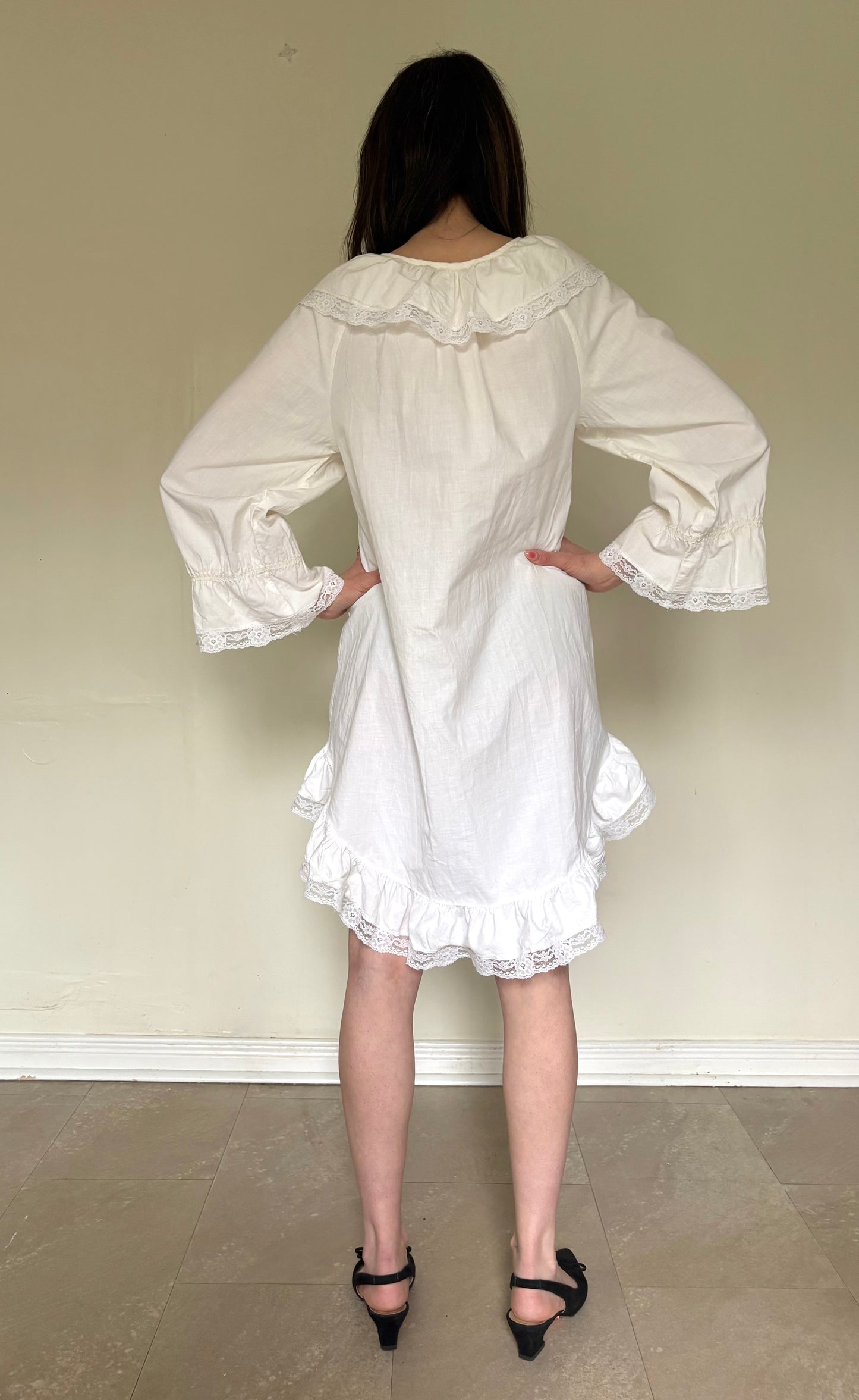 80s cotton dress/nightgown