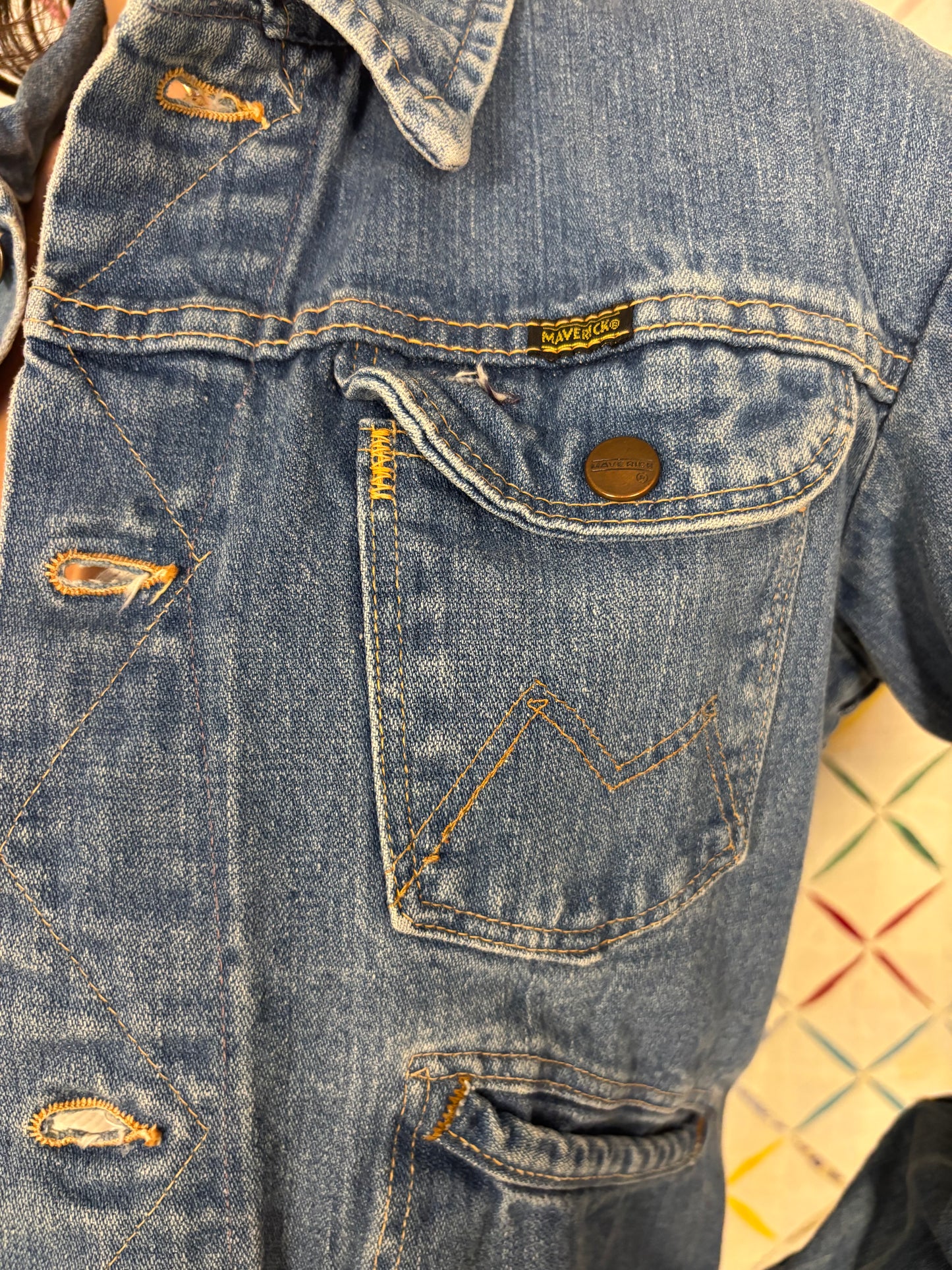 70s maverick jean jacket