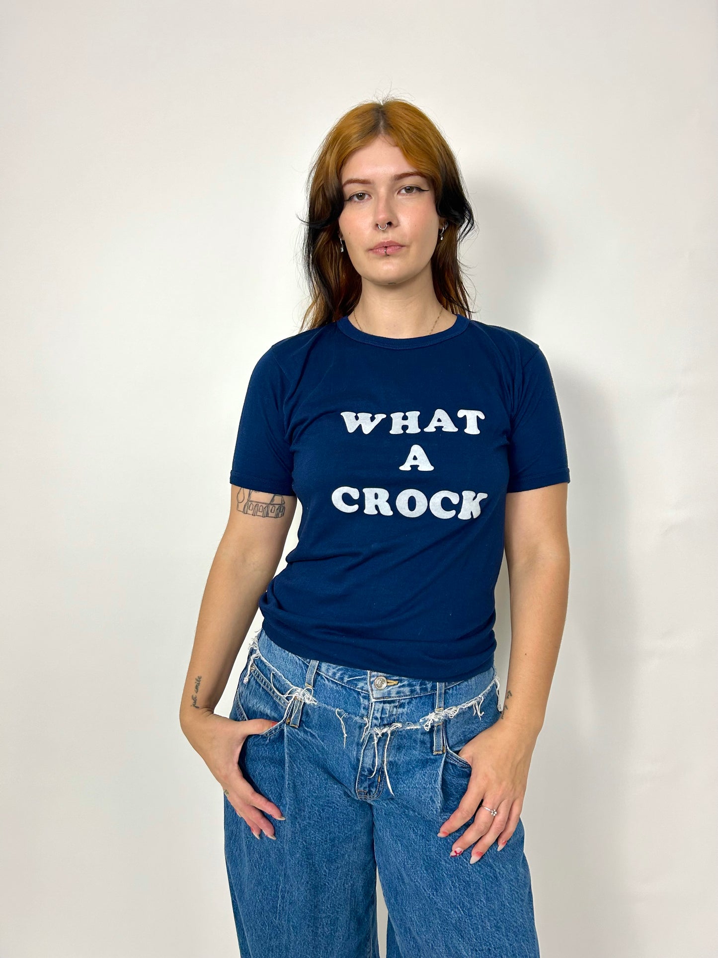 1970s What A Crock Iron on tee