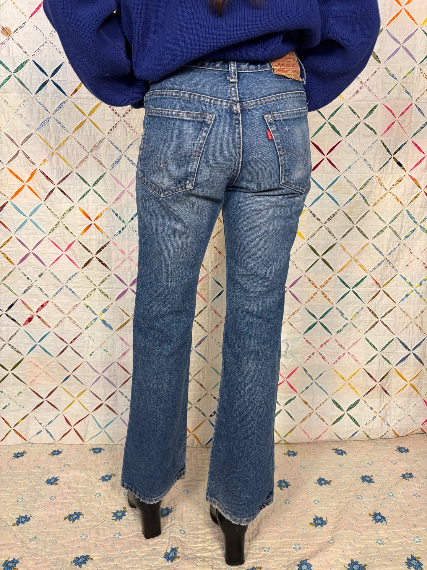 Distressed 70s 517 Levi's 29W