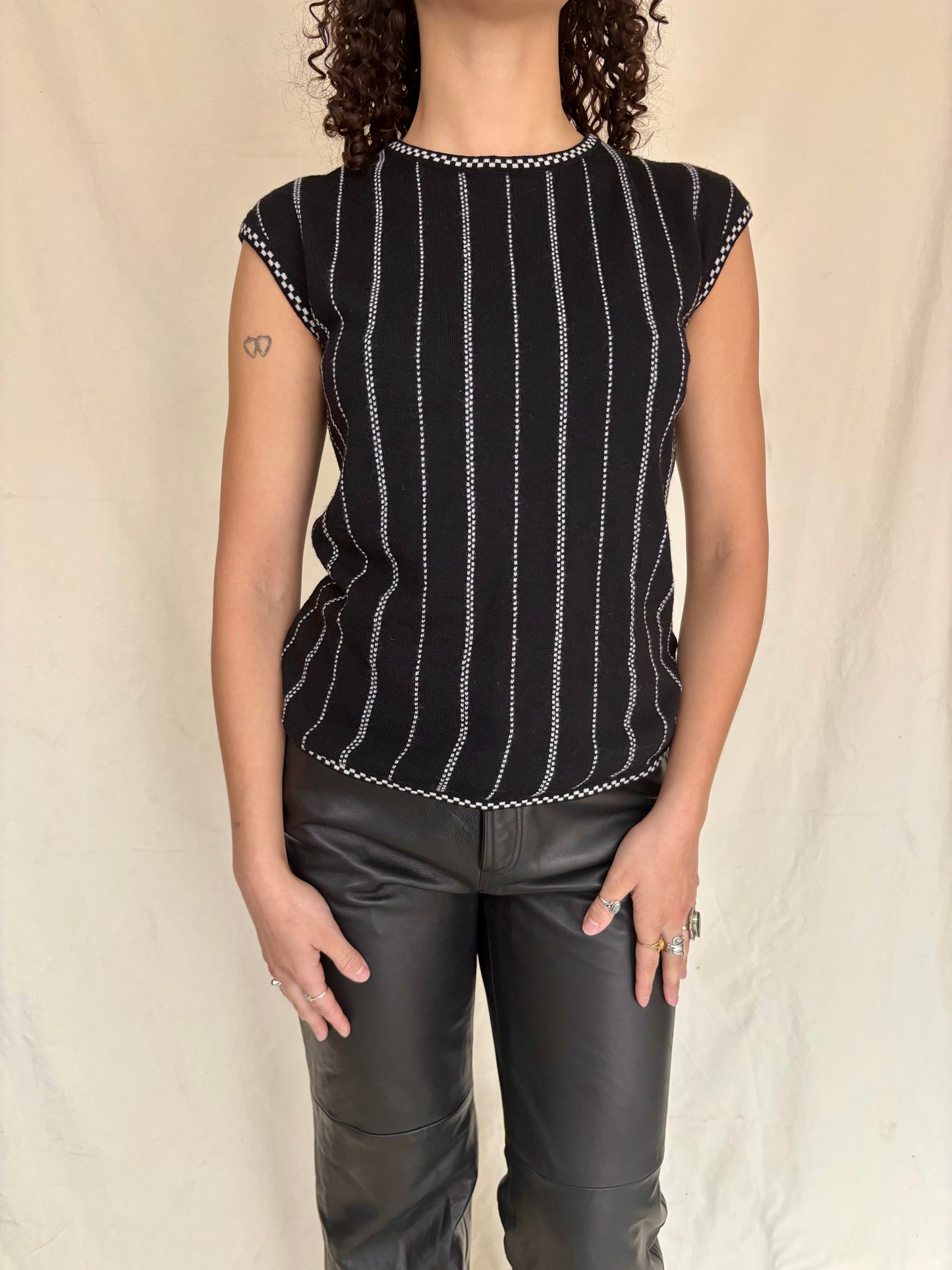 90s Escada wool knit top