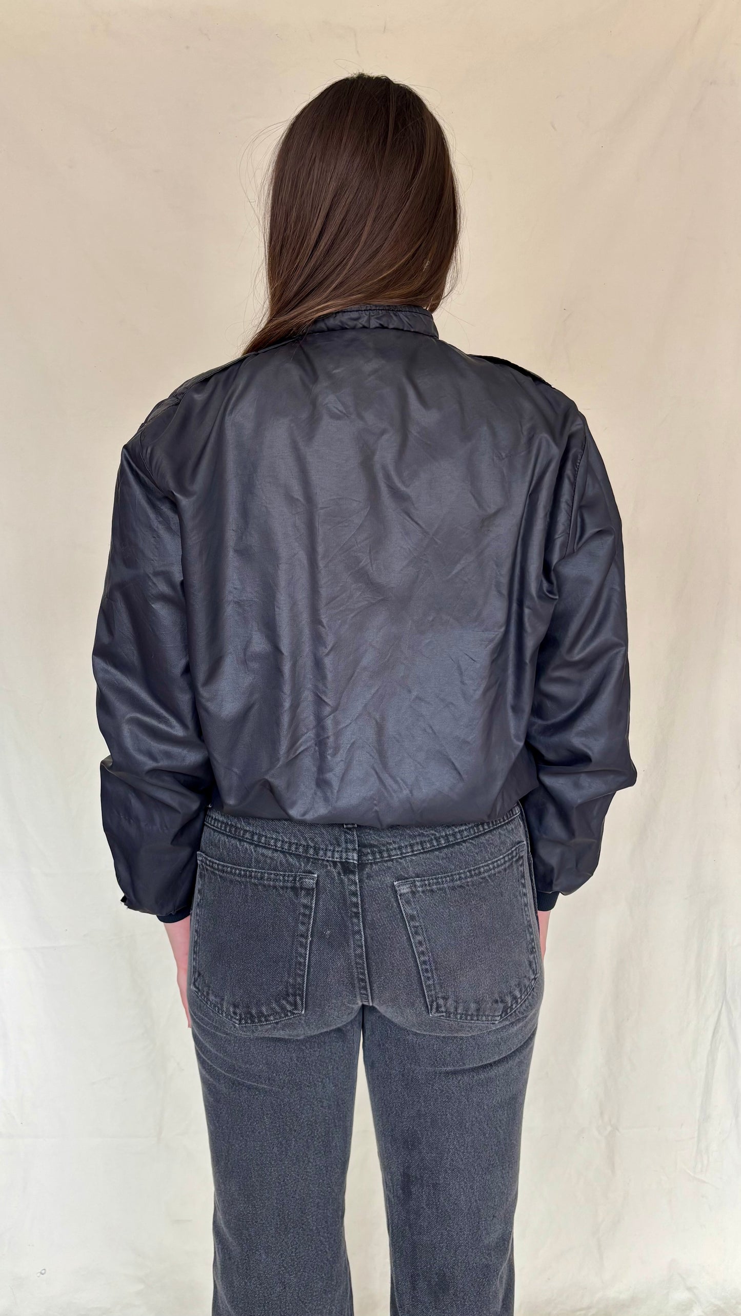 1980s Harley Davidson bomber jacket