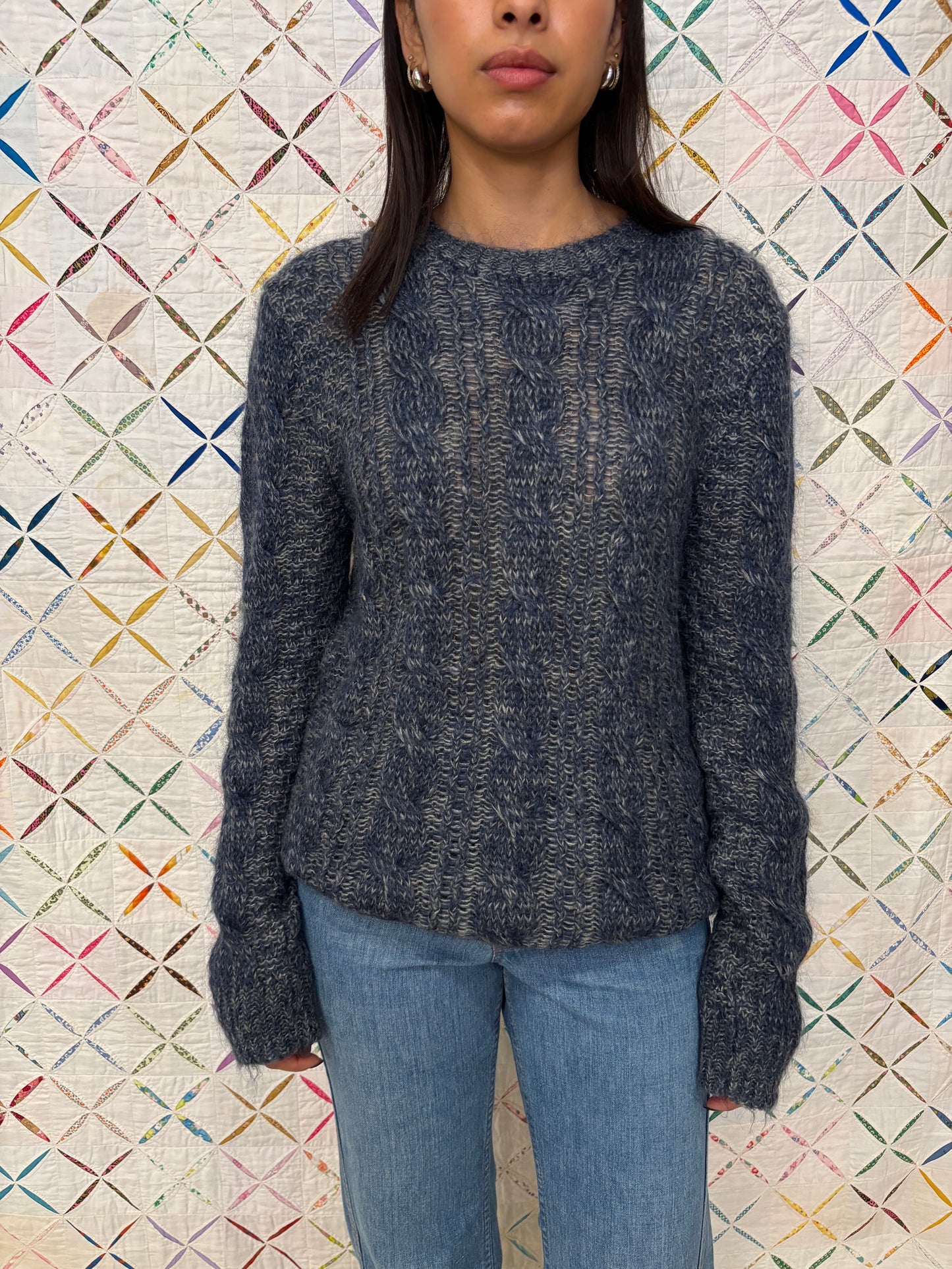 Cable Knit Mohair sweater