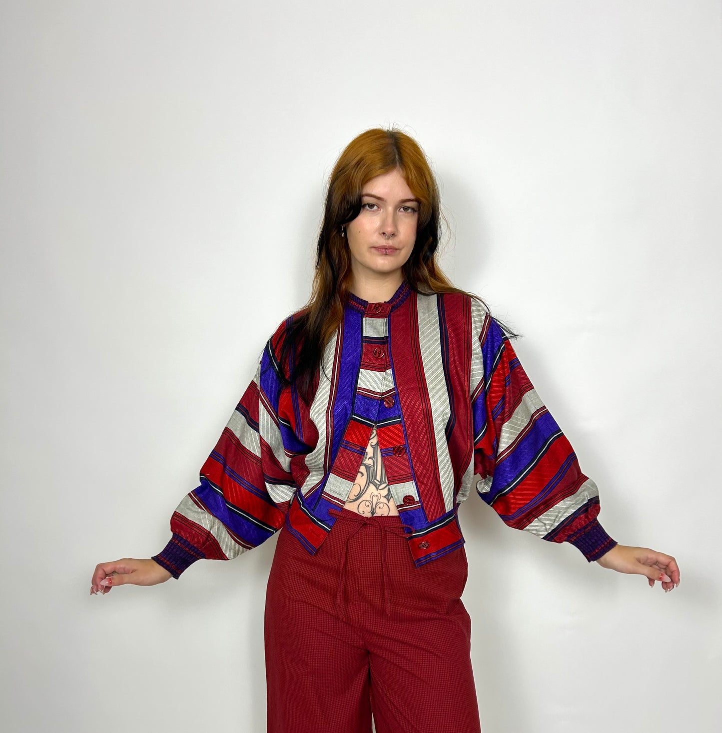 1980s woven jacket/blouse