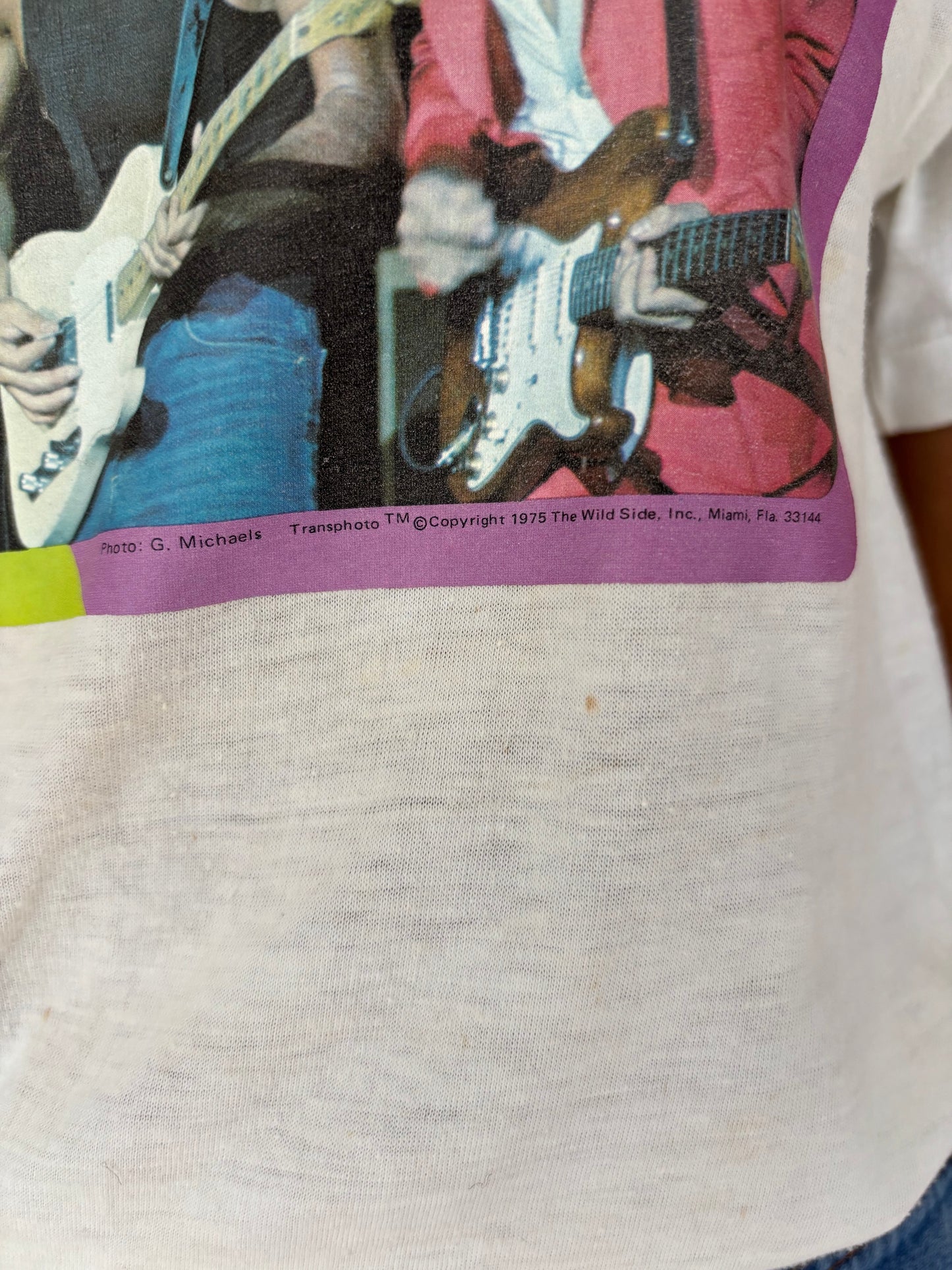 Bruce Springsteen vintage iron on tee