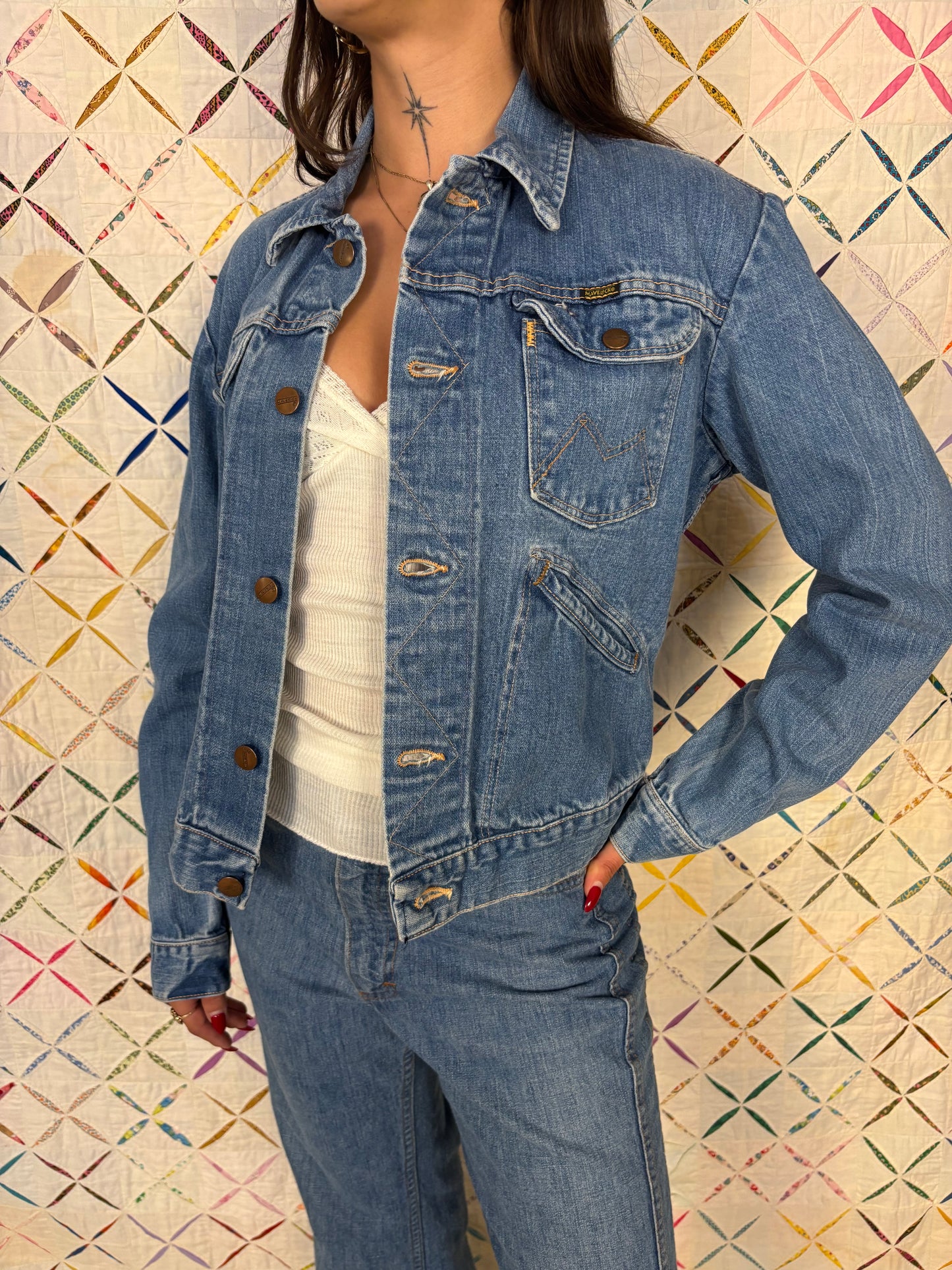 70s maverick jean jacket