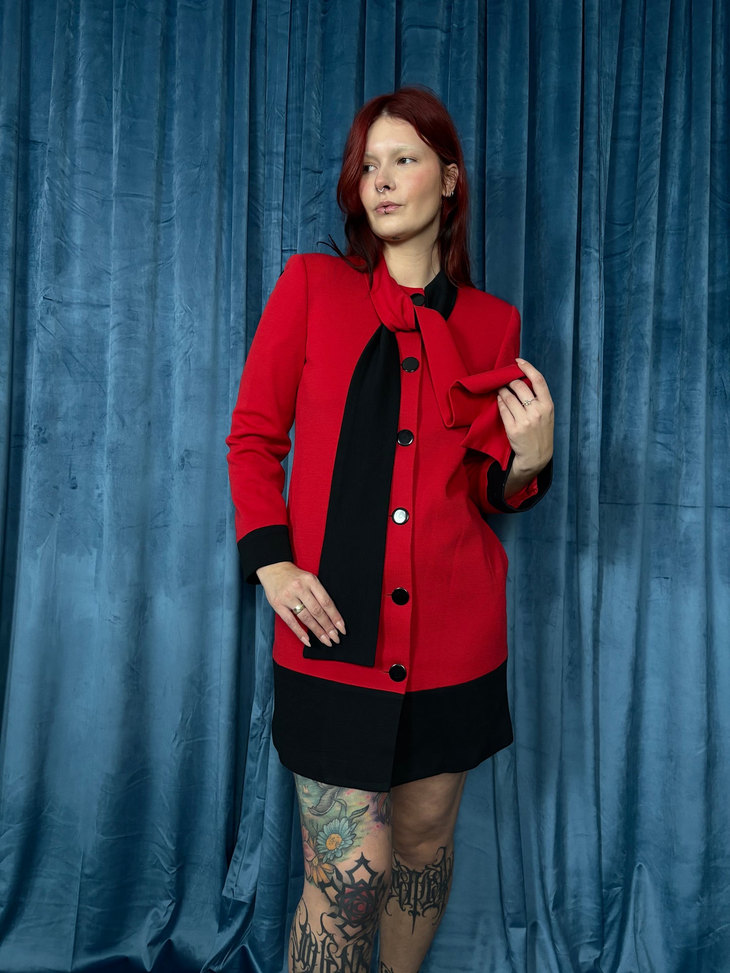 1980s Two Toned Dress Jacket