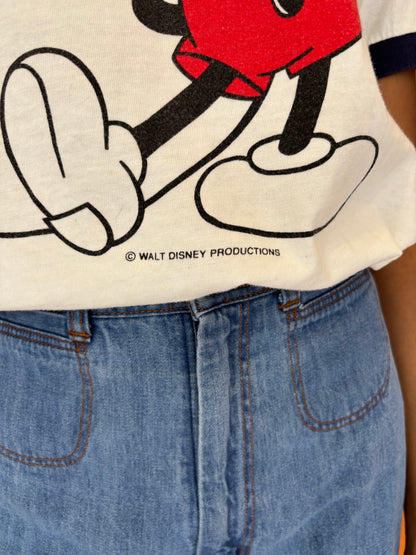 Classic 70s Mickey ringer tee