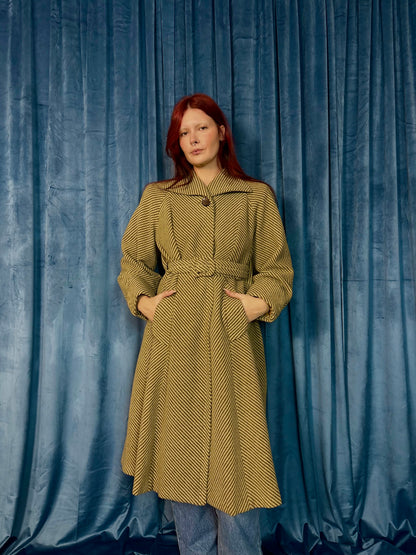 60s Striped Coat