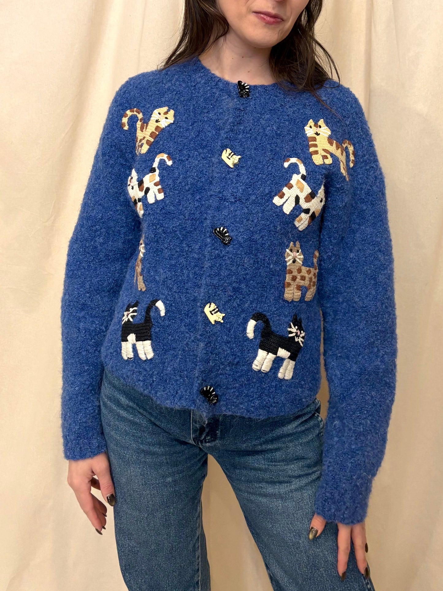 Amazing 90s Cat Sweater
