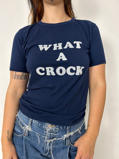 1970s What A Crock Iron on tee