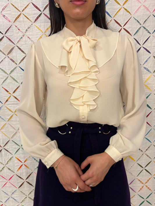 Romantic Blouse in Cream