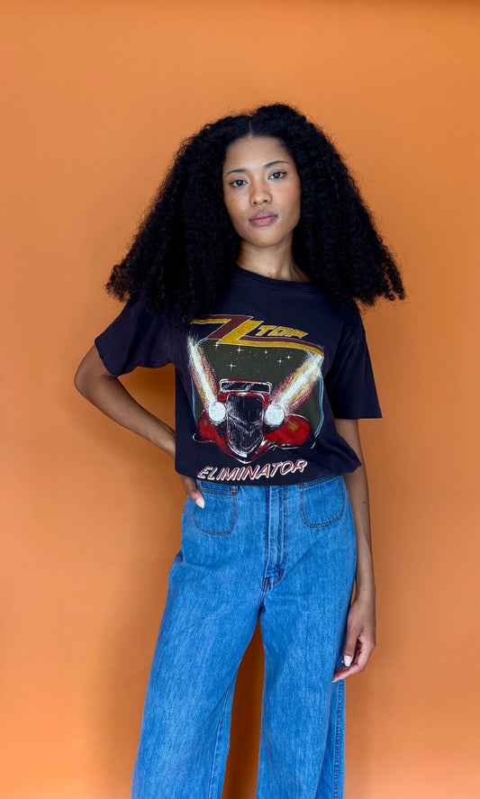 ZZ Top 1983 eliminator tour tee