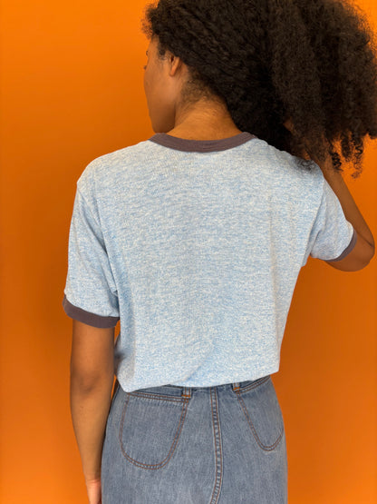 Blue novelty naughty tee