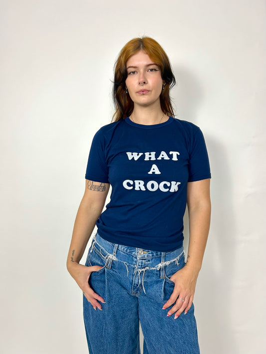 1970s What A Crock Iron on tee