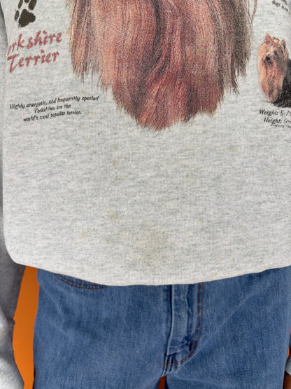 Printed Yorkie crewneck