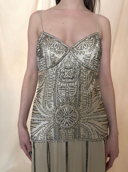 1980s Intricate Beaded Dress