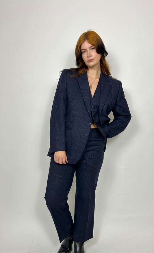 Pin Stripe Three Piece Suit