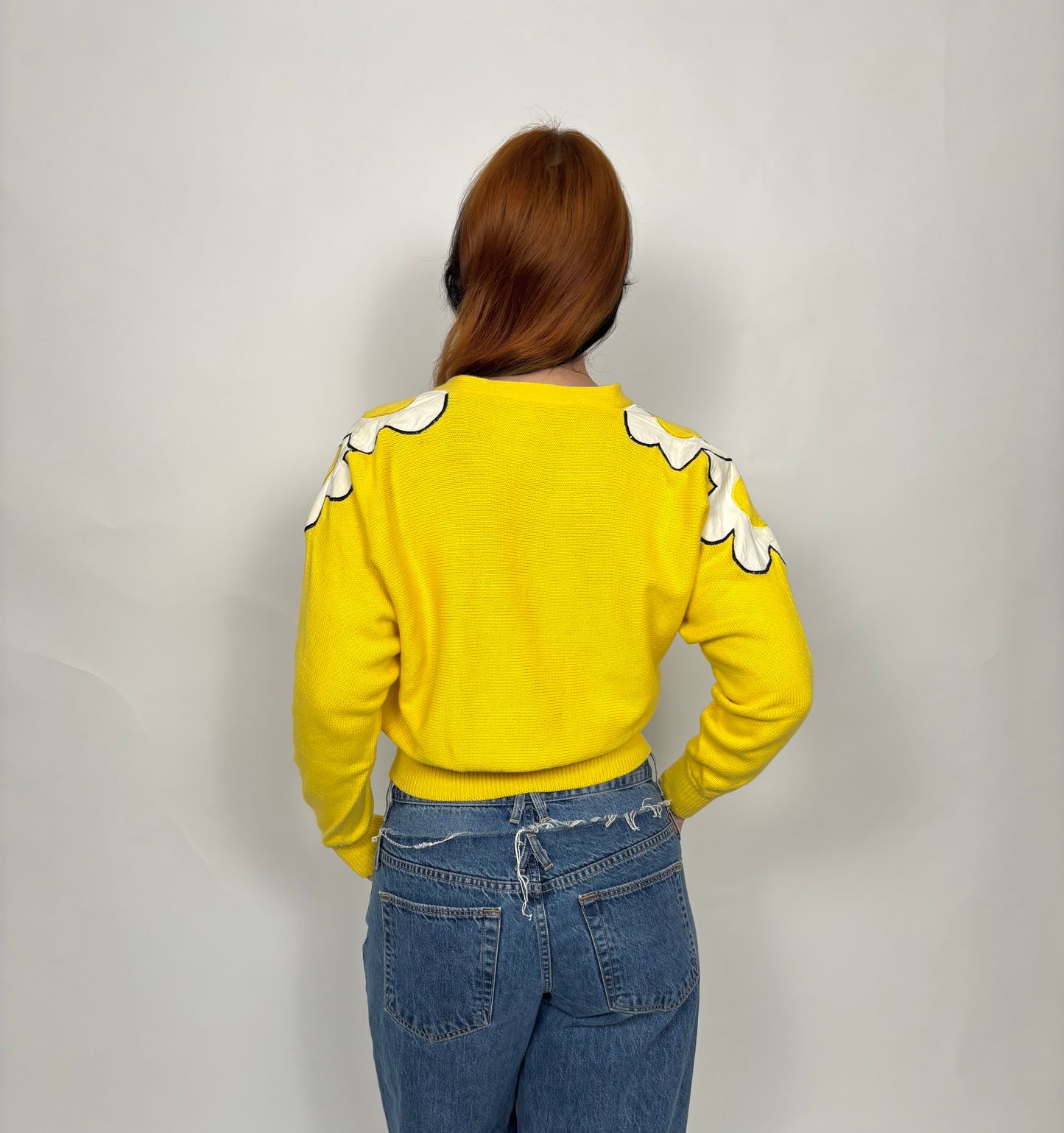 1980s Daisy Cardigan