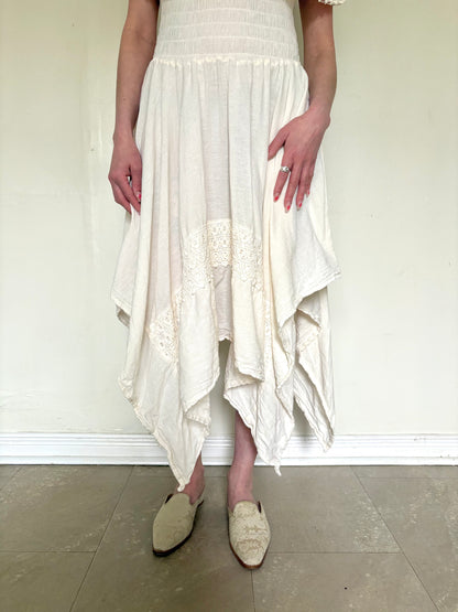 Organic Cotton Cream Dress