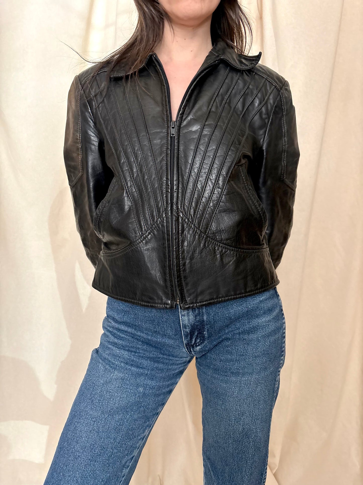 1970s “New York Style” Leather Jacket