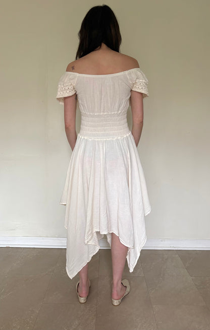 Organic Cotton Cream Dress