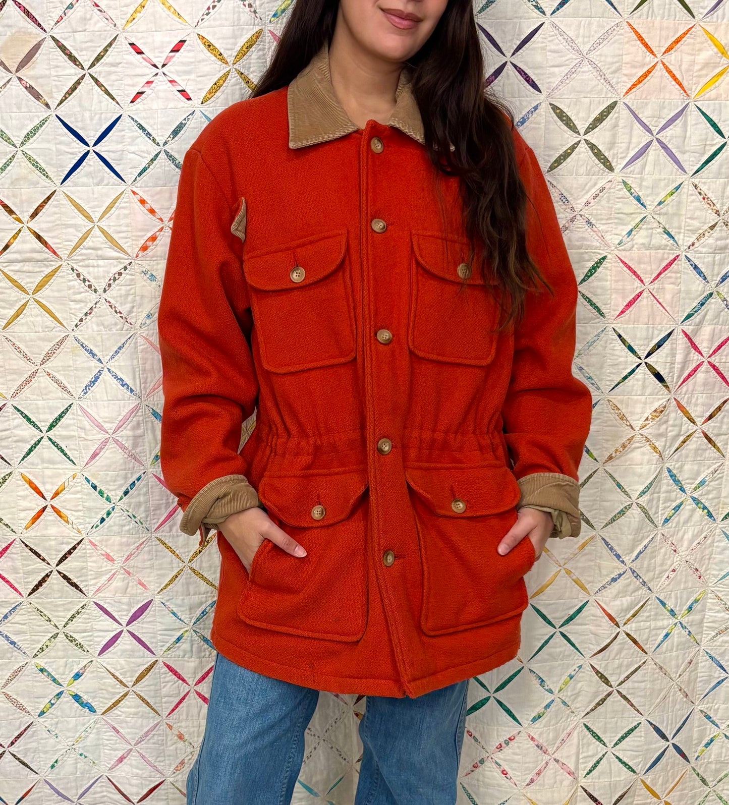 1970s Red Wool Jacket