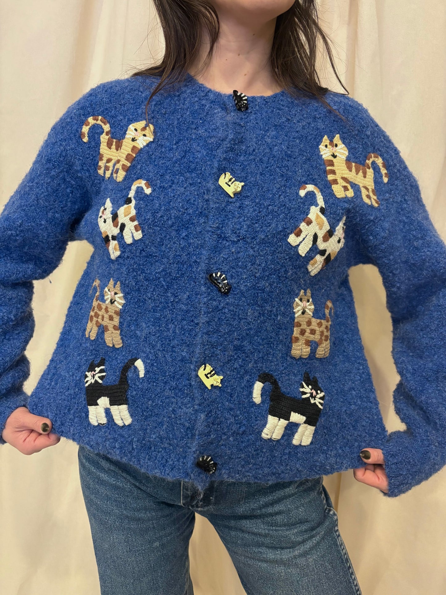 Amazing 90s Cat Sweater