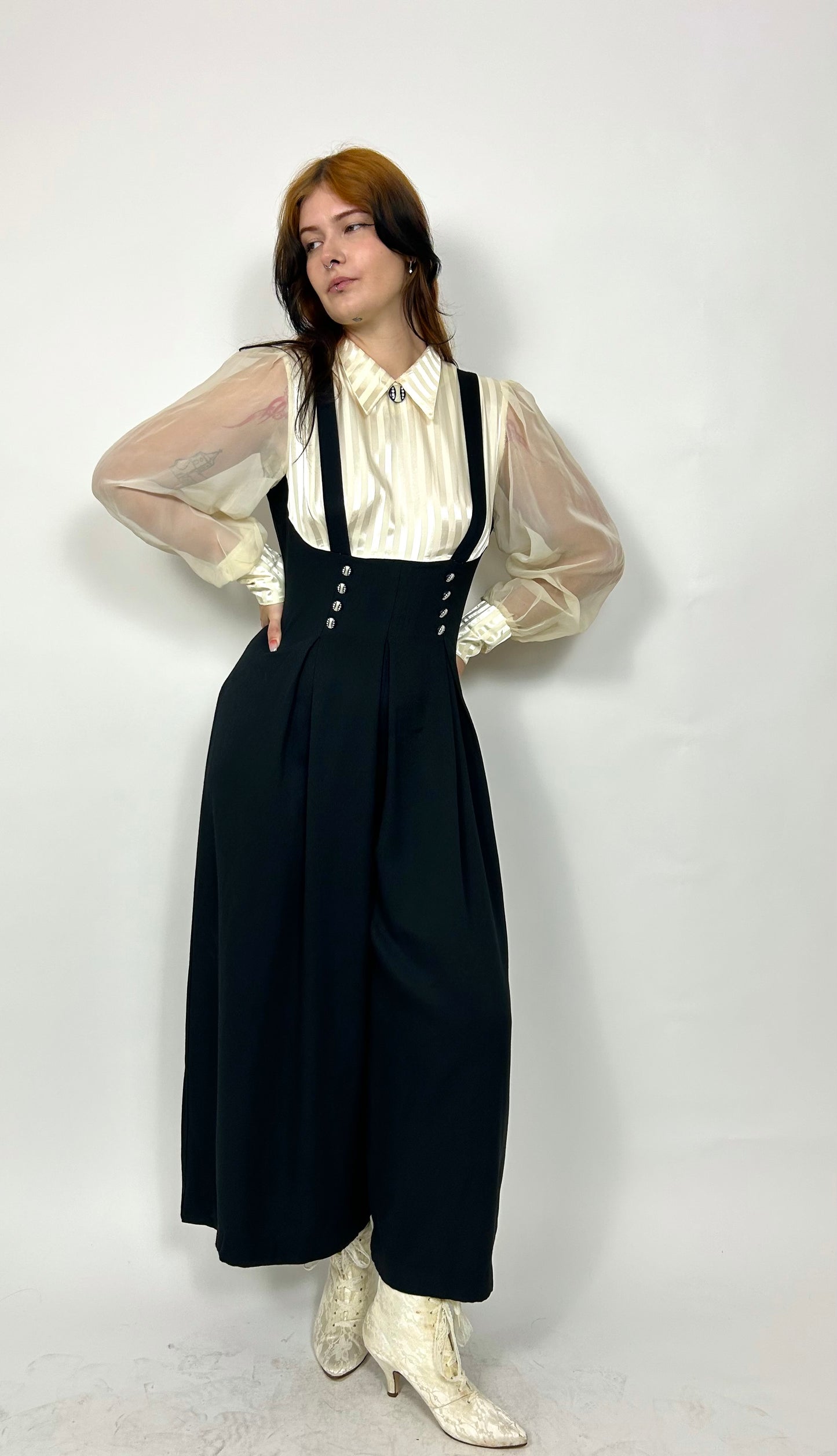1970s Suspender Jumpsuit
