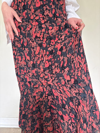 Reversible Rayon Floral Skirt