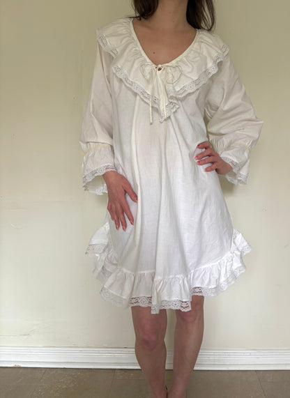 80s cotton dress/nightgown