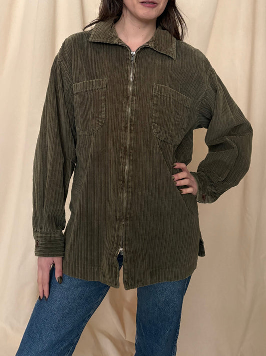 90s Corduroy Zip Up