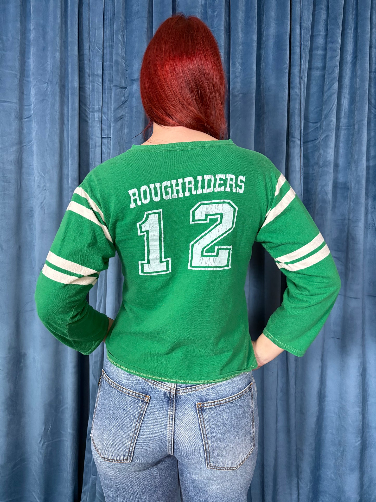 70s 80s Roughriders football tee