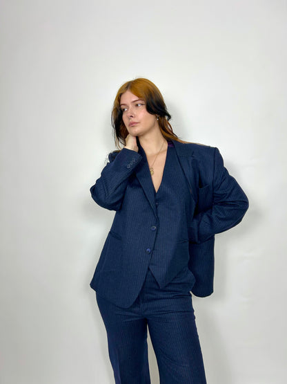 Pin Stripe Three Piece Suit